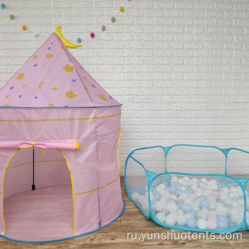 Детский дом с каркасом из волоконной стержневой палатки Moon Yurt